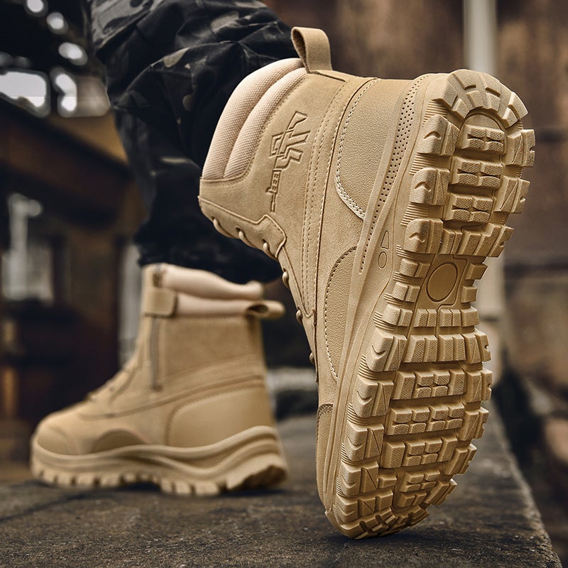 Military Boots, Special Forces Flight, Outdoor Combat, Non-Slip Tactical Boots, Training Shoes, Outdoor Desert Mountaineering High-Top Shoes - Image 5